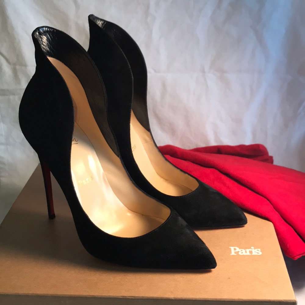 Christian Louboutin suede